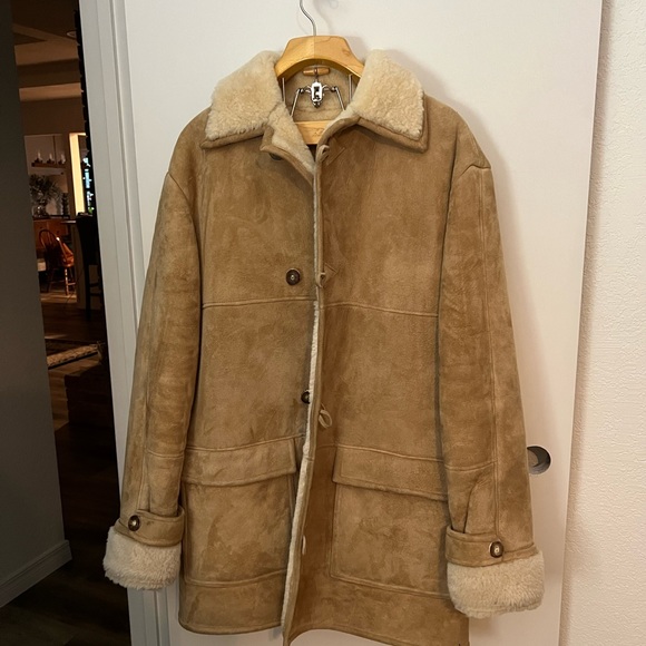 Overland Jackets & Coats Overland Mens Sheepskin Coat Beautiful Condition Poshmark